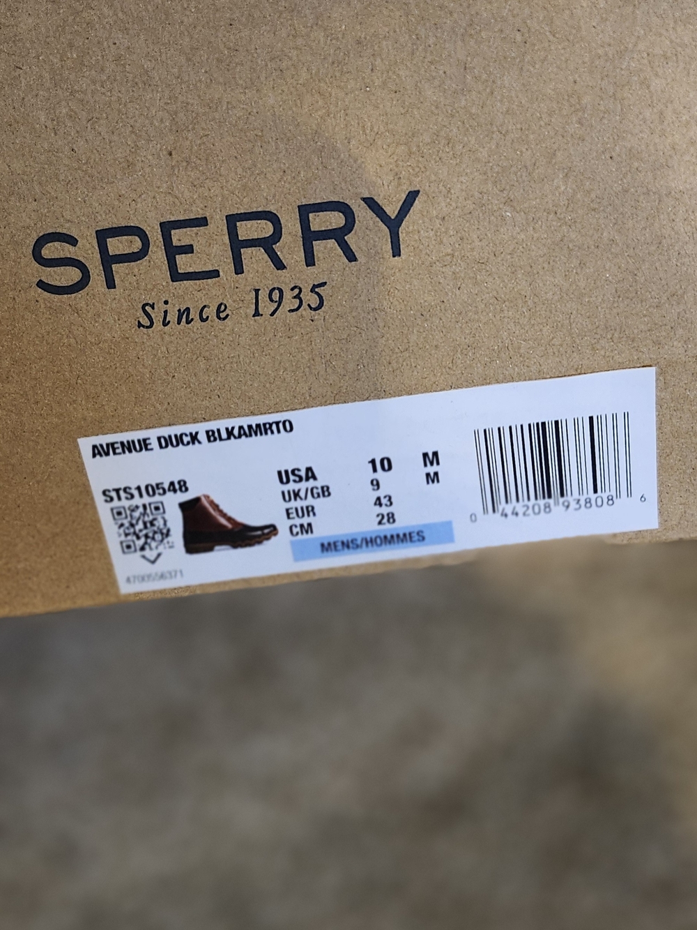 Sperry Brown and Black Waterproof Lace-Up Boots - Picture 3 of 4